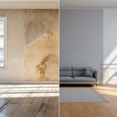 Keine Vorher-Nachher-Fotos Inneneinrichtung